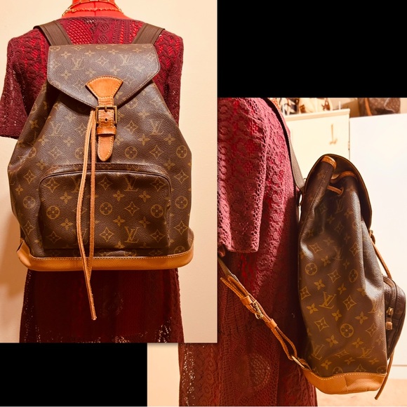 Authentic Louis Vuitton backpack GM with replaced bottom and trim - Picture 1 of 15